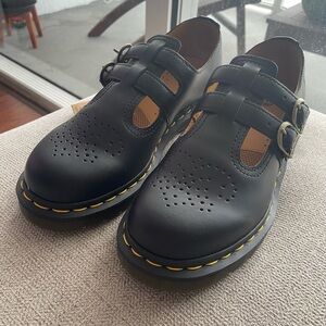 Dr Martens Black Womens Mary Janes with Buckle